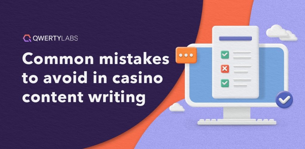 Common Mistakes To Avoid In Casino Content Writing Banner 1024x500